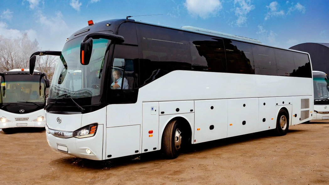 Higer 6129 bus rental